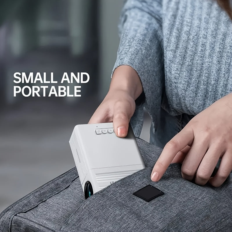 1080P HD Mini Projector with LED Display